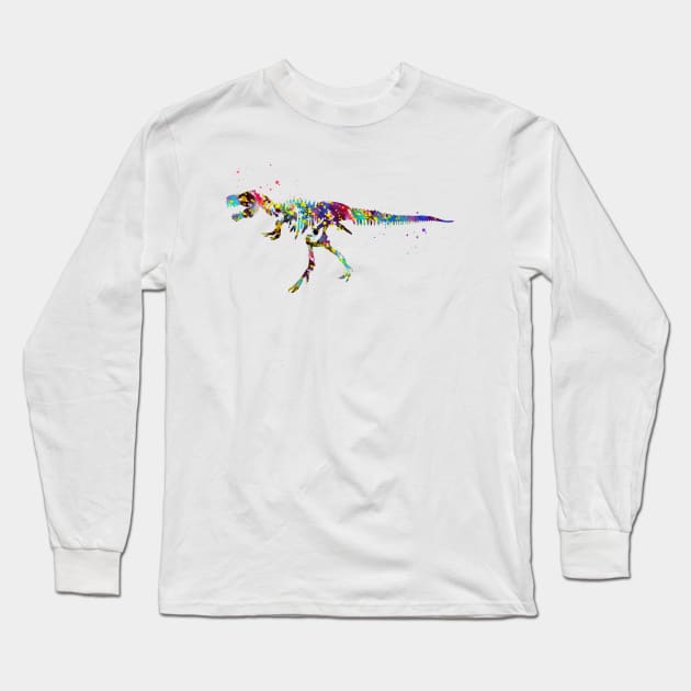 Tyrannosaurus Rex Long Sleeve T-Shirt by erzebeth